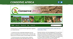 Desktop Screenshot of conserveafrica.org.uk